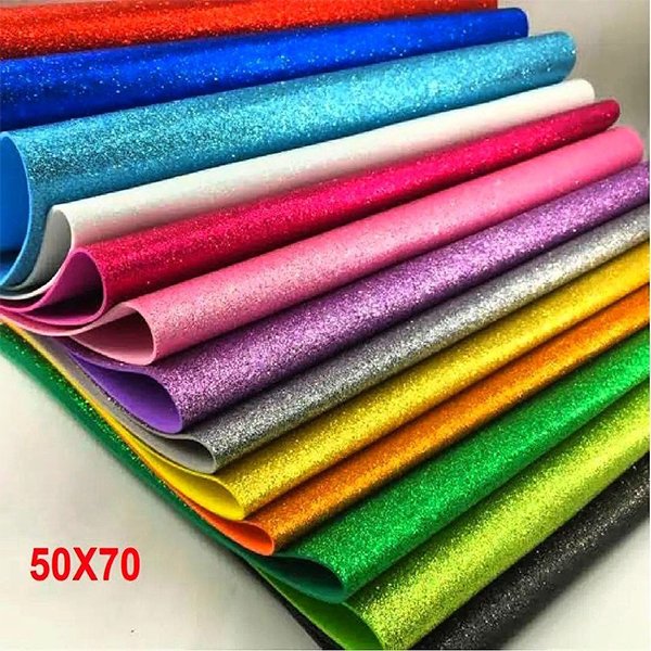 فوم جليتر 50*70 بدون لاصق باكو 10 قطعة